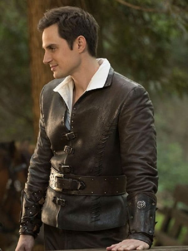 Actor Henry Mills Wearing Brown Jacket In Once Upon A Time