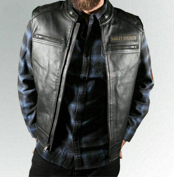 Harley Davidson Motorcycle Leather Vest