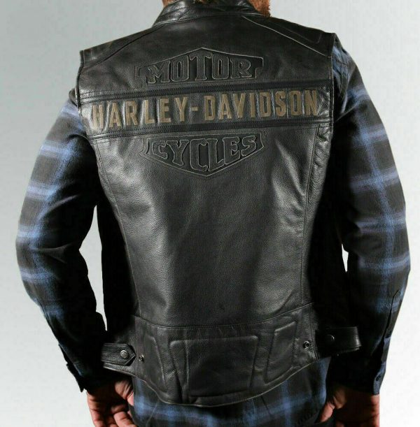 Harley Davidson Motorcycle Leather Vest
