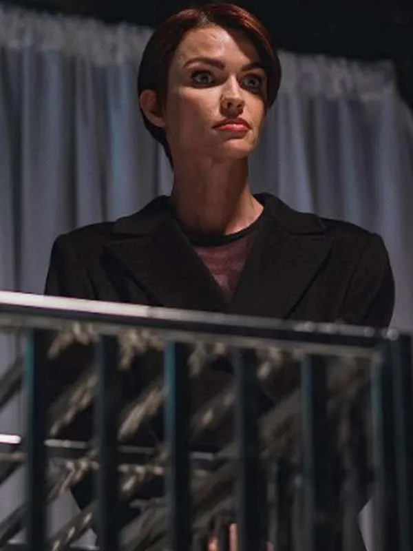 The Collective 2023 Ruby Rose Black Trench Coat