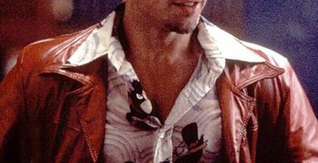 Brad Pitt Fight Club Leather Jacke