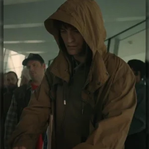 Robert Pattinson Mickey 17 Brown Hooded Jacket