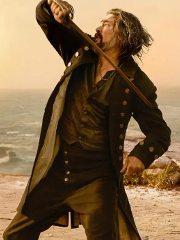 Karl Urban The Bluff Black Coat