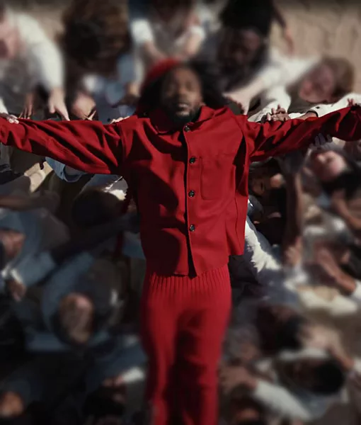 Count Me Out Kendrick Red Jacket celebrity inspired red streetwear jacket