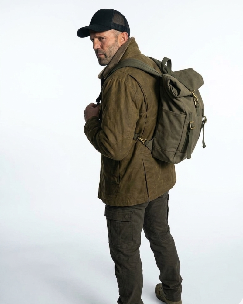 Jason Statham Mutiny 2026 Brown Jacket